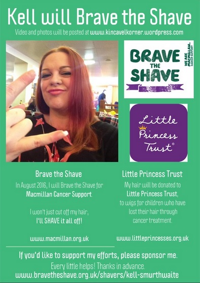 Kell's Brave the Shave flyer